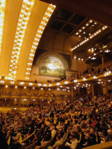 The crowd at the Auditorium Theater, Chicago, © 2013 Celia Her City