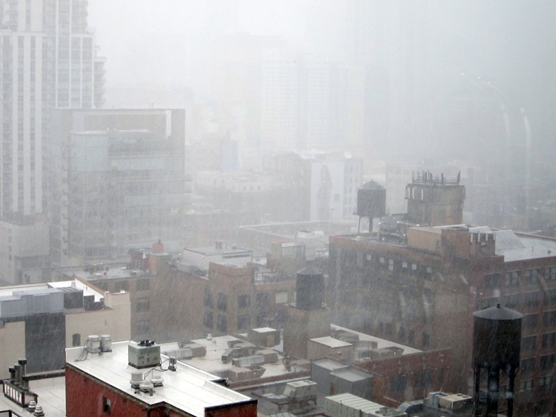 Cloudburst over Chicago, © Celia Her City