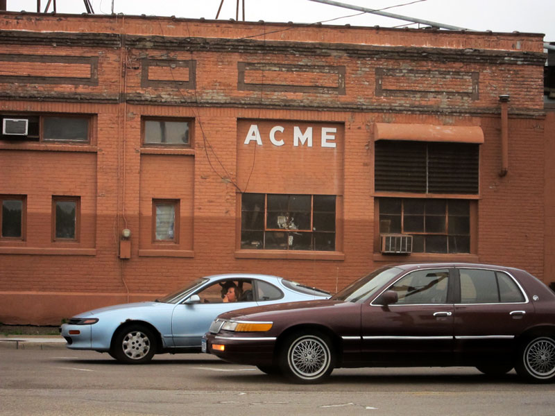 Waiting for the light to change near the Acme factory in Minneapolis, June 2013. © Celia Her City