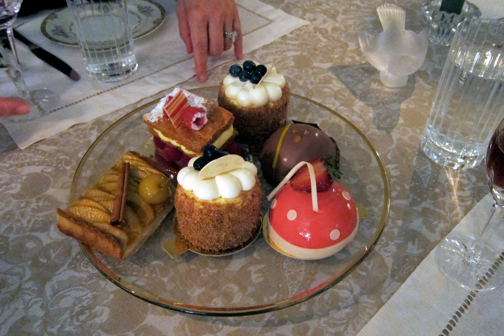 A selection of pastries from Pierrot Gourmet