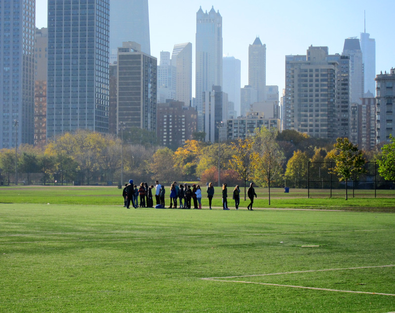 Latin school playing field (Chicago), © 2013 Celia Her City