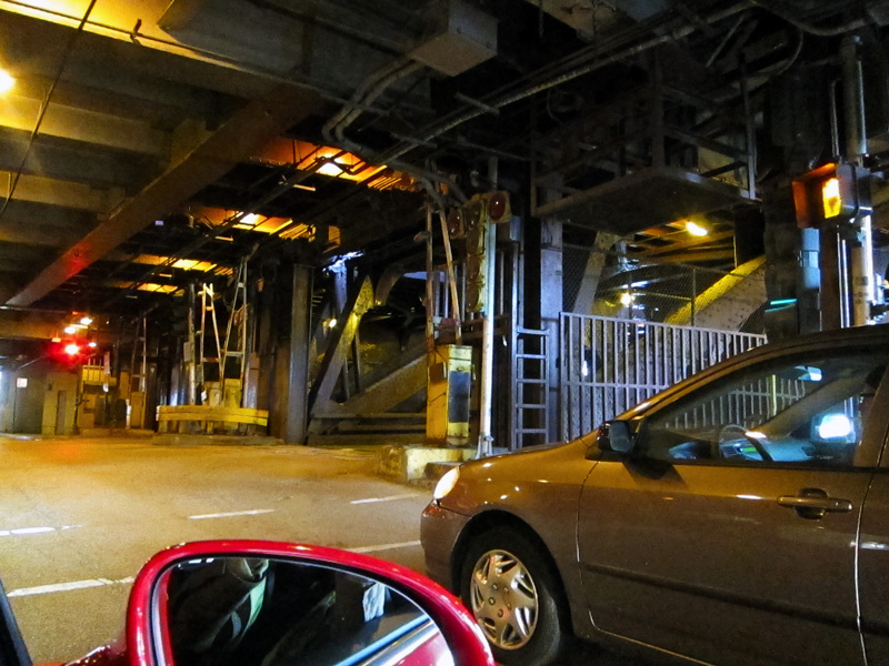 A view of Lower Wacker Drive (in Chicago)
