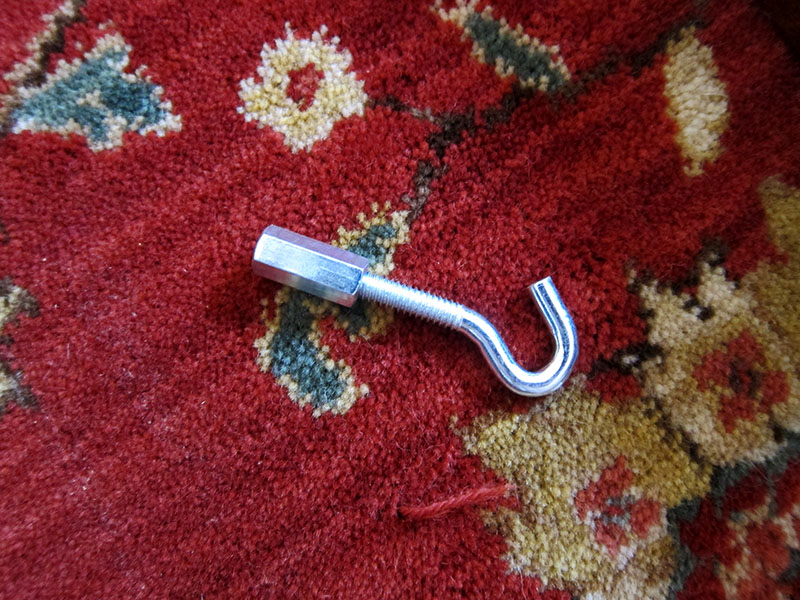 Hook with fitting for antique bed, © 2015 Celia Her City