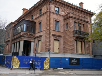 A new owner is restoring the enormous residence on Lakeview.